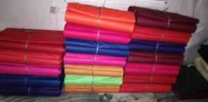 Multicolor Cotton Saree Fall