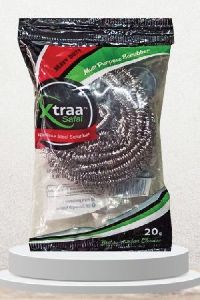 XTRAA SAFAI STAINLESS STEEL SCRUBBER 20 GRM POUCH