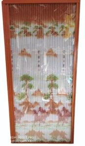 Aluminium Brown Mosquito Net Door