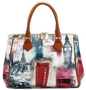 Ladies Printed Leather Handbags