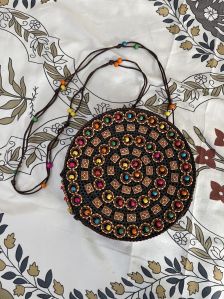 Shireen Coconut Shell Beaded Handmade Sling Bag For Women