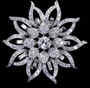 Diamond Brooch