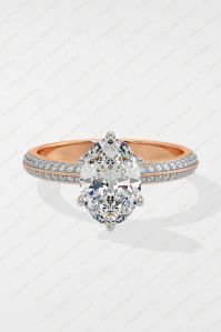 Lab Grown Women's Solitaire Diamond Ring