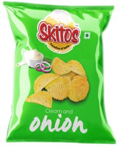 Skitos Cream and Onion Potato chips