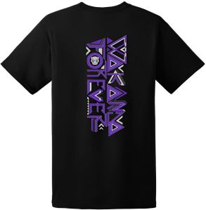 Mens Black Printed T-Shirt