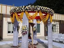 Wedding marriage mandap decoration