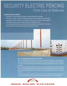 Solar Fencing System