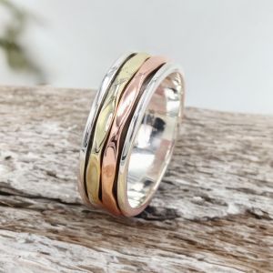 Sterling Silver Spinner Ring