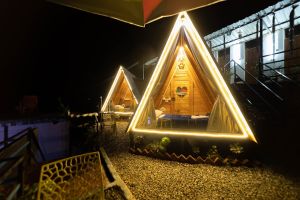 starry nights glamping prefabricated wooden house