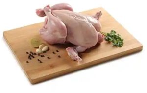 Fresh Whole Chicken Without Skin