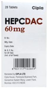 60 Mg Hepcdac Daclatasvir Tablets