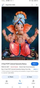 3feet vinayaka statue