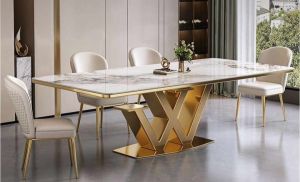 SS Pvd Dining Table Set