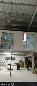 aluminium partition door glass