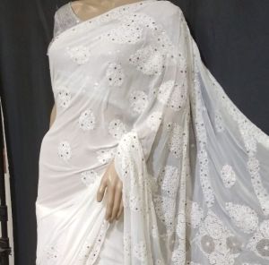 chikankari saree