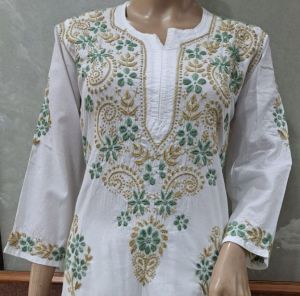 lucknowi chikankari kurti