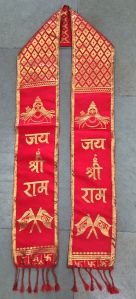 jay shree ram jacquard zari work dupatta