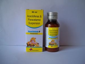 Aceclofenac & Paracetamol Suspension