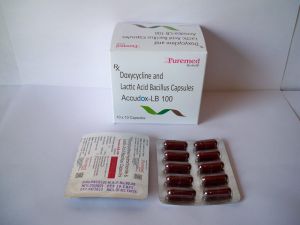 doxycycline and lactic acid bacilus capsule