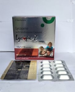 Lycopine multivitamin antioxidant capsule