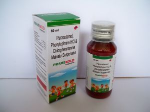 Paracetamol Phenylephrine Hcl and Chlorpheniramine Maleate sus.