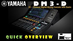 yamaha dm3d audio mixer