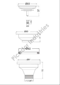 3 Inch Super Sink Strainer