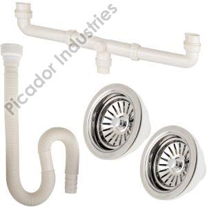 Double Bowl Sink Plumbing Kit