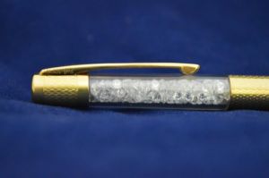 Gold Diamond Studded Pen