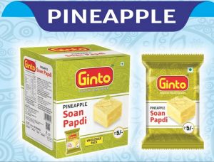 Ginto Pine Apple Soan Papdi