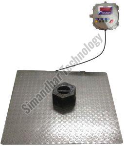 Platform Scale with Flame Proof Indicator : 1200kg x 200g 1500 x 1500