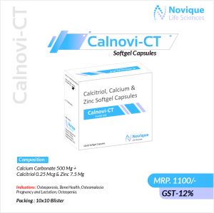 Calcitriol, Calcium & Zinc Softgel Capsules