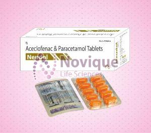 Aceclofenac &amp;amp; Paracetamol Tablets