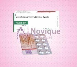 Aceclofenac & Thiocolchicoside Tablets