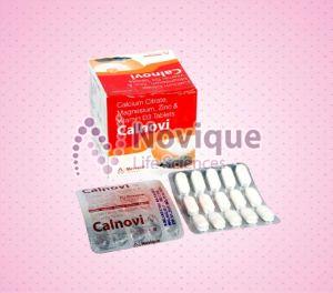 Calcium Citrate, Magnesium, Zinc & Vitamin D3 Tablets