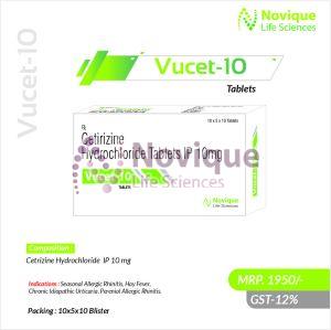 Cetirizine Hydrochloride Tablets 10mg