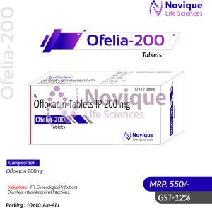 Ofloxacin 200mg Tablets