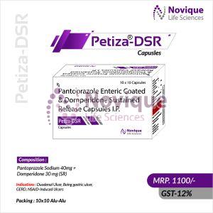 Pantoprazole Enteric Coated and Domperidone Sustained Release Capsules