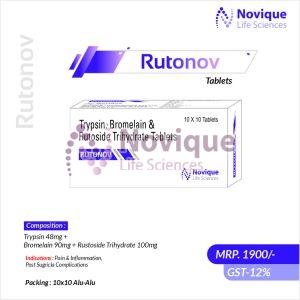 Trypsin Bromelain & Rutoside Trihydrate Tablets