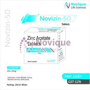 Zinc Acetate Tablets