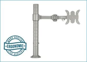 Vertical Flange Type Single Monitor Arm