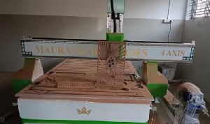 4 Axis CNC Wood Cutting Machine