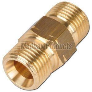 Brass Hex Nipple Connector