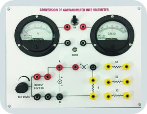 Conversion of Galvanometer into Voltmeter