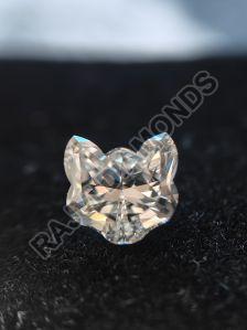 Cat Shape Antique Lab Grown Diamond