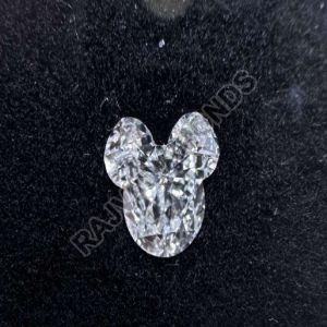 Mickey Mouse Shape Fancy Lab Grown Diamond