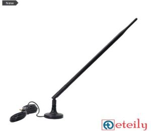 4G 9dBi Rubber Magnetic High Gain Router Antenna with RG174 (L-3Mtr) Cable + SMA (M) St. Connector