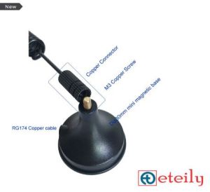 433MHz 3dBi Spring Magnetic Antenna with RG174 (L-3Mtr) Cable + SMA Male Connector