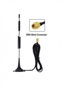 5G 3dBi Magnetic Antenna with RG174 (L-3mtr) Cable + SMA Male St. Connector