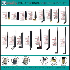 5G 5dBi Rubber Duck Antenna With Sma Male Movable Connector